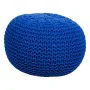 Puff Alexandra House Living Azul escuro poliestireno 38 x 28 x 38 cm de Alexandra House Living, Pufes pera - Ref: D1630922, P...