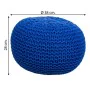 Pouf Alexandra House Living Bleu foncé polystyrène 38 x 28 x 38 cm de Alexandra House Living, Fauteuils poire - Réf : D163092...