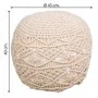 Puff Alexandra House Living Crema Poliestireno 45 x 40 x 45 cm de Alexandra House Living, Puffs pera - Ref: D1630924, Precio:...