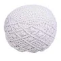 Pouf Alexandra House Living Blanc polystyrène 45 x 33 x 45 cm de Alexandra House Living, Fauteuils poire - Réf : D1630925, Pr...