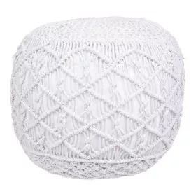 Pouf Alexandra House Living Blanc polystyrène 45 x 40 x 45 cm de Alexandra House Living, Fauteuils poire - Réf : D1630926, Pr...