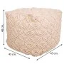 Pouffe Alexandra House Living Cream polystyrene 45 x 40 x 45 cm by Alexandra House Living, Bean Bags - Ref: D1630927, Price: ...