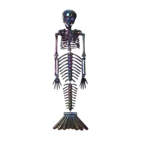 Décoration d'Halloween My Other Me Chrome Squelette Sirène Gris 37 cm de My Other Me, Halloween - Réf : S8605495, Prix : 5,72...