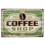 Plaque Murale Alexandra House Living Coffee Shop Fer 59 x 1 x 40 cm de Alexandra House Living, Sculptures - Réf : D1630952, P...