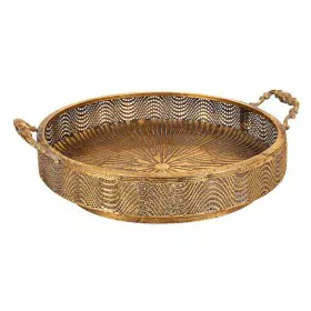 Centerpiece Alexandra House Living Golden Iron 32 x 10 x 38 cm by Alexandra House Living, Party items - Ref: D1630962, Price:...