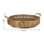 Centrotavola Alexandra House Living Dorato Ferro 32 x 10 x 38 cm di Alexandra House Living, Articoli per feste - Rif: D163096...