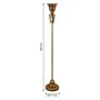 Candelabro Alexandra House Living Dorado Hierro 17 x 100 x 17 cm de Alexandra House Living, Candelabros y portavelas - Ref: D...