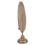 Candelabro Alexandra House Living Dourado Ferro 16 x 60 x 17 cm Plumas de Alexandra House Living, Candelabros e suportes para...