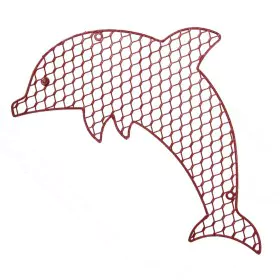 Painting Dolphin 41,91 x 27,31 cm Red Metal by BigBuy Home, Wall Pediments - Ref: S8700096, Price: 12,40 €, Discount: %