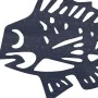 Painting Fish Metal Navy Blue 36 x 26 cm by BigBuy Home, Wall Pediments - Ref: S8700097, Price: 12,40 €, Discount: %