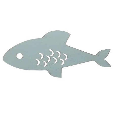 Painting Shark 36,2 x 15,88 cm Metal Light Blue by BigBuy Home, Wall Pediments - Ref: S8700098, Price: 9,79 €, Discount: %