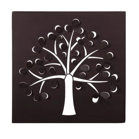 Cuadro Árbol 29,85 x 2,5 x 29,85 cm Metal Marrón de BigBuy Home, Frontones decorativos - Ref: S8700119, Precio: 16,53 €, Desc...