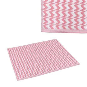 Outdoor rug Naxos Pink White polypropylene by BigBuy Home, Area Rugs - Ref: S8700126, Price: 26,27 €, Discount: %