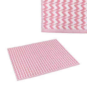 Tappeto per Esterni Naxos Rosa Bianco polipropilene di BigBuy Home, Tappeti - Rif: S8700126, Prezzo: 26,27 €, Sconto: %