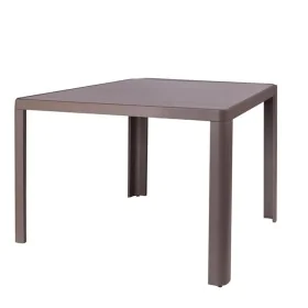 Dining Table Stella 90 x 90 x 75 cm Grey Aluminium by BigBuy Home, Dining Tables - Ref: S8700182, Price: 213,27 €, Discount: %