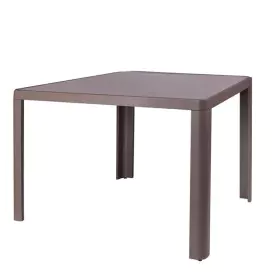 Mesa de Comedor Stella 90 x 90 x 75 cm Gris Aluminio de BigBuy Home, Mesas - Ref: S8700182, Precio: 213,27 €, Descuento: %