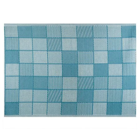 Außenbereich-Teppich Meis Blau Weiß Polypropylen von BigBuy Home, Teppiche - Ref: S8700313, Preis: 44,31 €, Rabatt: %