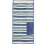 Beach Towel Milos Blue polypropylene 90 x 180 cm by BigBuy Home, Towels - Ref: S8700315, Price: 14,06 €, Discount: %