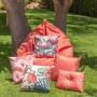 Coussin Sunset Rouge 45 x 10 x 45 cm de BigBuy Home, Coussins - Réf : S8700345, Prix : 13,58 €, Remise : %