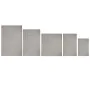 Outdoor rug Quadro 230 x 160 x 0,5 cm Grey by BigBuy Home, Area Rugs - Ref: S8700372, Price: 87,31 €, Discount: %