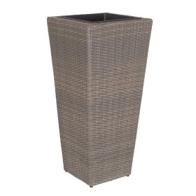 Plant pot Marlene Rattan 42 x 42 x 90 cm by BigBuy Garden, Box Liners - Ref: S8700458, Price: 71,72 €, Discount: %