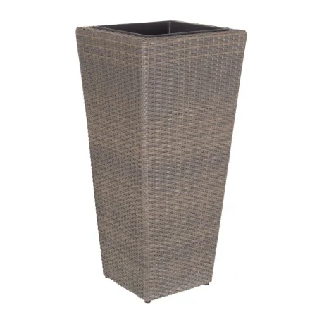 Plant pot Marlene Rattan 42 x 42 x 90 cm by BigBuy Garden, Box Liners - Ref: S8700458, Price: 74,00 €, Discount: %