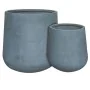 Set de pots de fleurs Samos Gris 60 x 60 x 60 cm (2 Unités) de BigBuy Garden, Cache-pots - Réf : S8700509, Prix : 142,19 €, R...