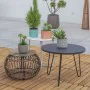 Set de pots de fleurs Fiore Ciment Carré 14 x 14 x 12 cm (4 Unités) de BigBuy Garden, Cache-pots - Réf : S8700516, Prix : 17,...