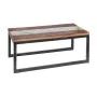 Tavolino da Caffè Calypso Marrone Legno Ferro 90 x 50 x 38 cm di BigBuy Home, Tavoli - Rif: S8700630, Prezzo: 202,11 €, Scont...