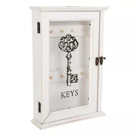 Armário para chaves Alexandra House Living Branco 7 x 34 x 23 cm de Alexandra House Living, Armários e prateleiras - Ref: D16...