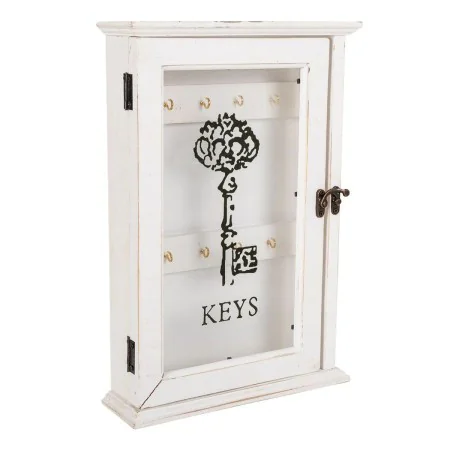 Armário para chaves Alexandra House Living Branco 7 x 34 x 23 cm de Alexandra House Living, Armários e prateleiras - Ref: D16...