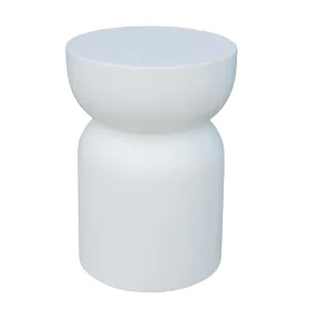 Stool Bacoli White Cement 33 x 33 x 46 cm by BigBuy Home, Chairs - Ref: S8700787, Price: 91,43 €, Discount: %