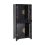 Buffet ORIENTE 63 x 33 x 131 cm Noir Bois de BigBuy Home, Buffets, crédences et vaisseliers - Réf : S8800012, Prix : 329,59 €...