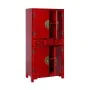 Buffet ORIENTE 63 x 33 x 131 cm Rouge Bois de BigBuy Home, Buffets, crédences et vaisseliers - Réf : S8800018, Prix : 308,60 ...