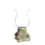 Bougeoir 26 x 26 x 58,5 cm Verre Ciment Crème de BigBuy Home, Bougeoirs et chandeliers - Réf : S8800039, Prix : 45,88 €, Remi...