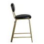 Stool 42 x 49 x 88 cm Black Golden Metal Polyurethane by BigBuy Home, Barstools - Ref: S8800043, Price: 131,78 €, Discount: %