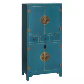 Buffet ORIENTE 63 x 33 x 131 cm Bleu DMF de BigBuy Home, Buffets, crédences et vaisseliers - Réf : S8800048, Prix : 308,60 €,...