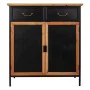 Recibidor Alexandra House Living Negro Madera Metal Madera de abeto 34 x 90 x 80 cm de Alexandra House Living, Mesas - Ref: D...