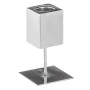 Castiçais 9 x 9 x 15 cm Metal Prata de BigBuy Home, Candelabros e suportes para velas - Ref: S8800105, Preço: 11,13 €, Descon...