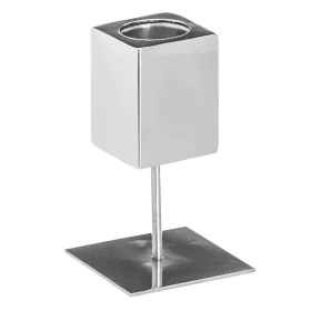 Portavelas 9 x 9 x 15 cm Metal Plata de BigBuy Home, Candelabros y portavelas - Ref: S8800105, Precio: 11,13 €, Descuento: %