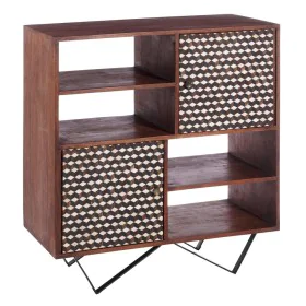 Étagère 100 x 40 x 105 cm Métal Bois Marron de BigBuy Home, Étagères verticales - Réf : S8800106, Prix : 407,30 €, Remise : %