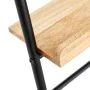 Coat rack 56,9 x 15 x 171,9 cm Natural Black Metal Wood industrial by BigBuy Home, Coat Racks - Ref: S8800109, Price: 78,27 €...