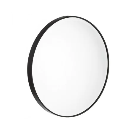 Wall mirror Black Aluminium Crystal 40 x 2,8 x 40 cm by BigBuy Home, Wall-Mounted Mirrors - Ref: S8800117, Price: 39,28 €, Di...