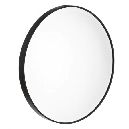 Wall mirror Black Aluminium Crystal 80 x 4 x 80 cm by BigBuy Home, Wall-Mounted Mirrors - Ref: S8800118, Price: 109,76 €, Dis...