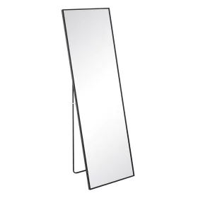 Free standing mirror Black Aluminium Crystal 50 x 2,5 x 160 cm by BigBuy Home, Floor Mirrors - Ref: S8800123, Price: 84,07 €,...