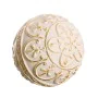 Balls Decoration Golden White 10 x 10 x 10 cm (8 Units) by BigBuy Home, Ornaments - Ref: S8800138, Price: 47,32 €, Discount: %