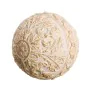 Balls Decoration Golden White 10 x 10 x 10 cm (8 Units) by BigBuy Home, Ornaments - Ref: S8800138, Price: 47,32 €, Discount: %