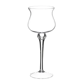 Candelabro 16 x 16 x 45 cm Cristal Transparente de BigBuy Home, Candelabros y portavelas - Ref: S8800165, Precio: 29,27 €, De...