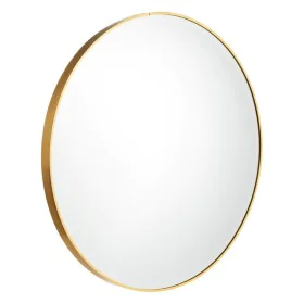 Wall mirror Golden Aluminium Crystal 100 x 4 x 100 cm by BigBuy Home, Wall-Mounted Mirrors - Ref: S8800175, Price: 166,21 €, ...