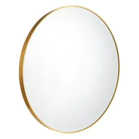 Wall mirror Golden Aluminium Crystal 100 x 4 x 100 cm by BigBuy Home, Wall-Mounted Mirrors - Ref: S8800175, Price: 166,21 €, ...